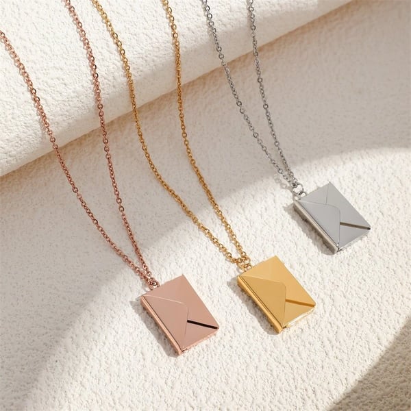 Mother's Day Gift - Love Letter Envelope Necklace