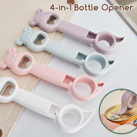 (🌲Early Mother's Day Sale- 50% OFF) Multifunctional 4-in-1 Bottle Opener - BUY 3 GET 2 FREE NOW!