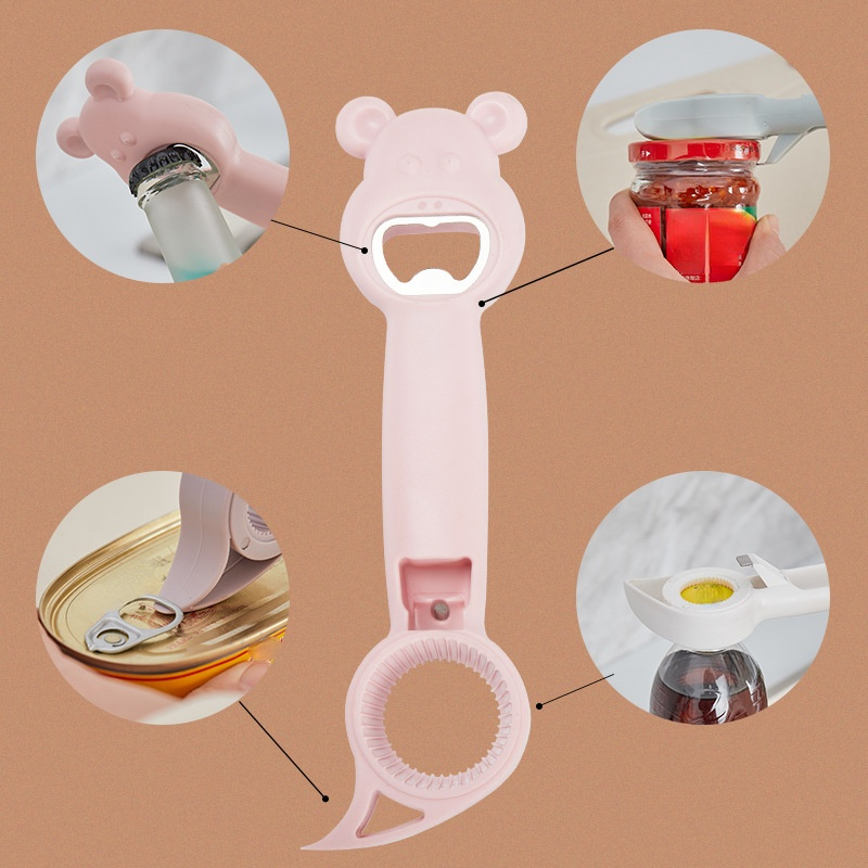 (🌲Early Mother's Day Sale- 50% OFF) Multifunctional 4-in-1 Bottle Opener - BUY 3 GET 2 FREE NOW!