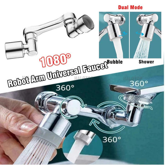 The Last Day Sale 50% OFF 1080° Rotating Universal Faucet Extender with Copper Splash Filter