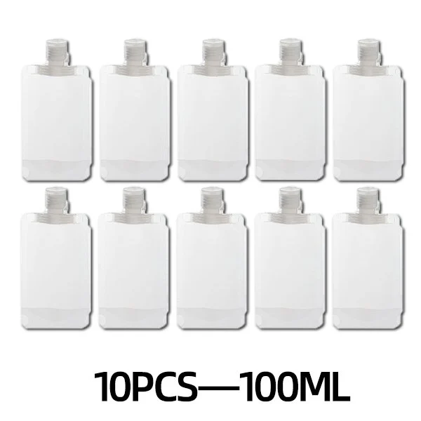 (🌷Summer SALE) Portable Travel Fluid Makeup Packing Bag(10 Pcs）