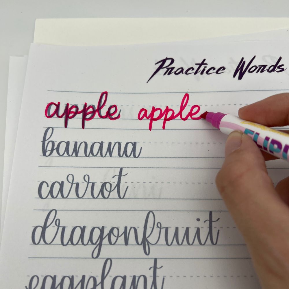 Hand Lettering Printable Workbook